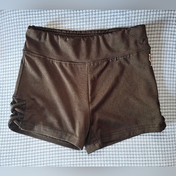 Justice Black Athletic Shorts - Picture 1 of 4